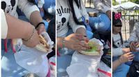 Familia mexicana se vuelve viral por preparar tortas en Disneyland