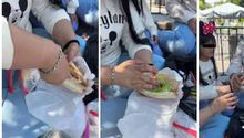 Familia mexicana se vuelve viral por preparar tortas en Disneyland