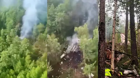 VIDEO Tragedia en Rusia: se estrella avión Antonov con pasajeros y tripulación a bordo