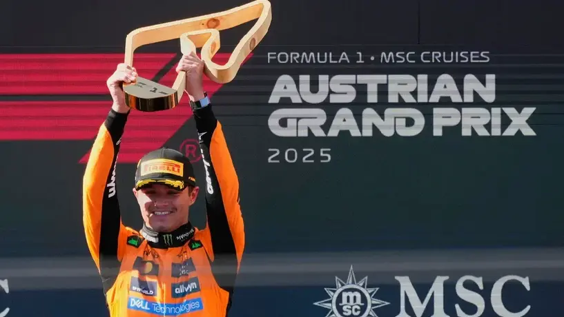 Lando Norris, sobre el duelo con Oscar Piastri en el GP de Austria: “Fue estresante pero divertido”