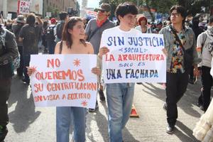 Así se vivió la segunda marcha contra la gentrificación en CDMX