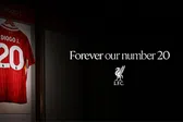 Liverpool 'inmortaliza' el 20 en honor a Diogo Jota