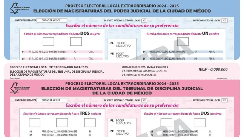 ¿Cuántas boletas me darán el 1 de junio? Así funciona el voto por entidad