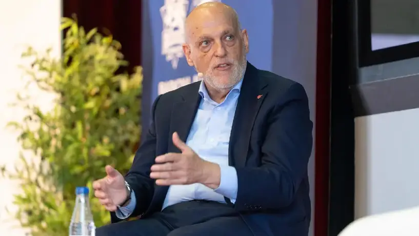 Tebas mantiene su postura con el Real Madrid: ‘Tienen días suficientes para recuperarse’