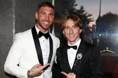 Sergio Ramos, estrella de Rayados, viaja a España y despide a Luka Modric