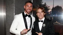 Sergio Ramos, estrella de Rayados, viaja a España y despide a Luka Modric