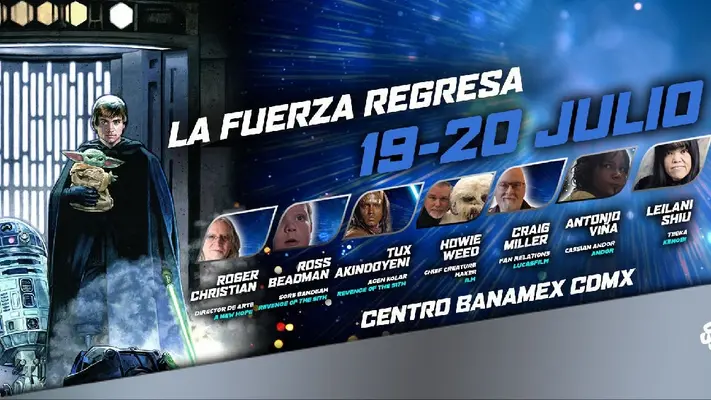 Jedicon 2025: Un evento galáctico que reunirá a leyendas de Star Wars