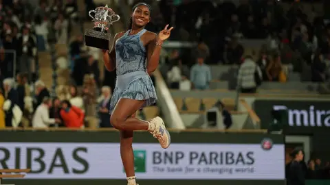 Gauff vence a Aryna Sabalenka y conquista su primer título del Abierto de Francia