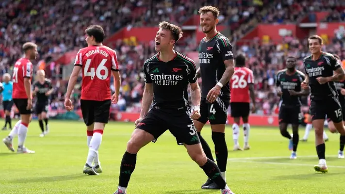 Kieran Tierney y Arsenal se despiden con triunfo sobre Southampton