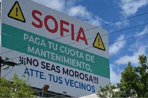 ¿Quién es Sofía? El espectacular que la exhibió por deudas en Monterrey