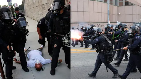 Tensión en Los Ángeles: ¿Por qué se enfrentaron autoridades contra civiles?