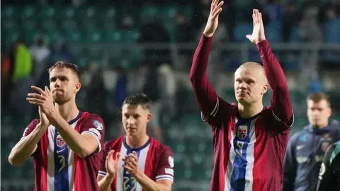 Erling Haaland comanda triunfo de Noruega y los acerca a su primer Mundial desde 1998