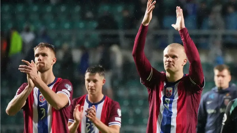Erling Haaland comanda triunfo de Noruega y los acerca a su primer Mundial desde 1998