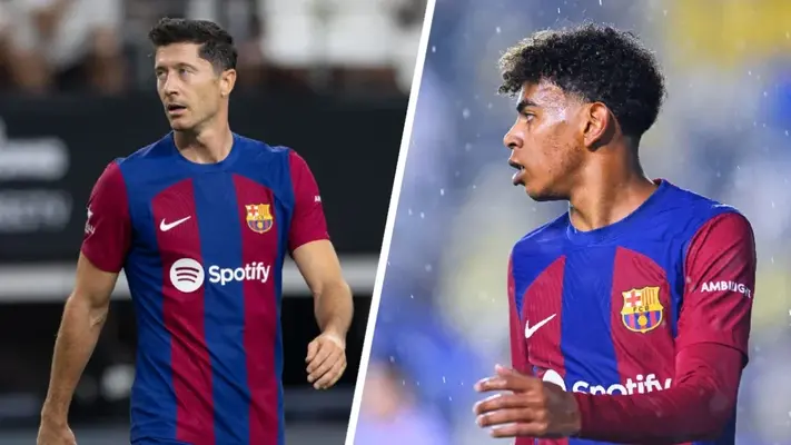 Lamine Yamal y Robert Lewandowski sancionados por la UEFA debido a normas antidopaje