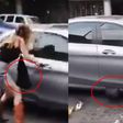 Lady Racista: Policía rescata su bolso tras ser agredida por manifestantes