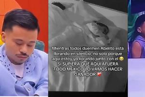 ¿Abelito abandona La Casa de los Famosos? Lo captan triste y llorando