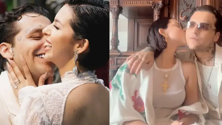 Reto de pareja en TikTok de Christian Nodal y Ángela Aguilar genera críticas tras confesiones