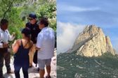 VIDEO: Turistas estadounidenses rayan monolito en Peña de Bernal