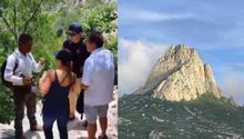 VIDEO: Turistas estadounidenses rayan monolito en Peña de Bernal