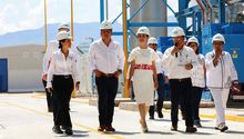 Claudia Sheinbaum inaugura planta de la CFE: así es la nueva central en SLP