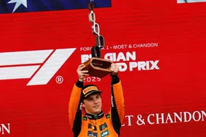 Óscar Piastri, satisfecho con victoria en el Gran Premio de Bélgica: "Estoy orgulloso de mi primera vuelta"