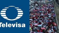 CNTE bloquea Televisa y afecta grabaciones de famosos como Karime Pindter y Ninel Conde