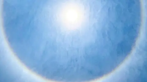 Halo solar sorprende a CDMX este 24 de mayo: así se vio el fenómeno viral