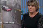 Actriz Ofelia Cano queda atrapada en inundaciones de Periférico
