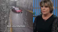 Actriz Ofelia Cano queda atrapada en inundaciones de Periférico