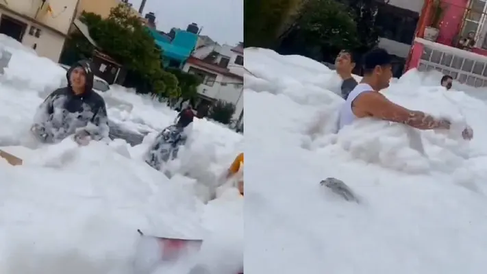 ¿Qué es la espuma tóxica que apareció en Naucalpan? Autoridades lanzan advertencia