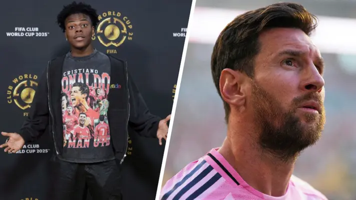 ¡Siempre con el Bicho! IShowSpeed se presentó a la inauguración del Mundial de Clubes con playera de CR7