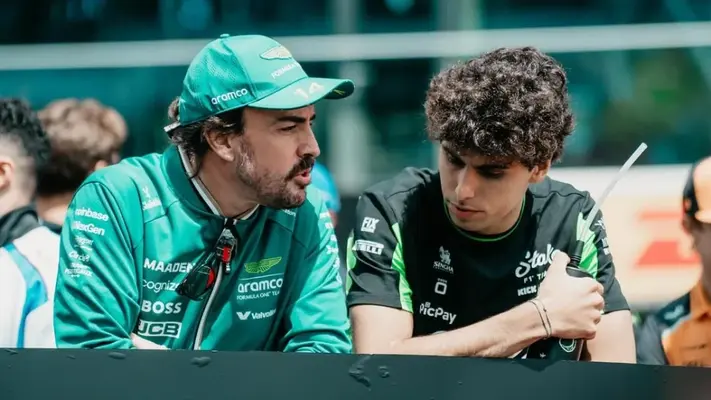 Fernando Alonso elogió a Gabriel Bortoleto en el GP de Hungría: "Si fuese inglés, estaría en las portadas"