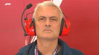 Mourinho sorprende en el garaje de Ferrari en Silverstone y se declara fan de Fernando Alonso