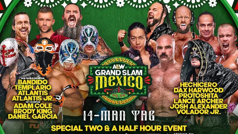 AEW Grand Slam Mexico, evento conjunto de AEW y CMLL | X: @AEW