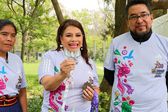Clara Brugada presenta las medallas y playeras del Maratón que honra a Tenochtitlan