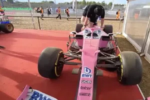 Influencers son detenidos por dañar monoplaza que manejó Checo Pérez en 2019