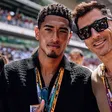 ¿Y la rivalidad? Jude Bellingham y Robert Lewandoswki se dejan ver juntos en el GP de España