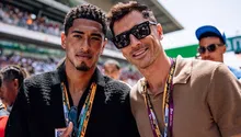 ¿Y la rivalidad? Jude Bellingham y Robert Lewandoswki se dejan ver juntos en el GP de España