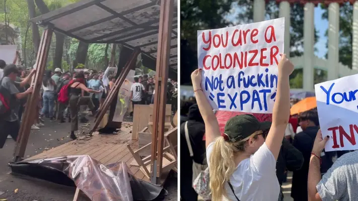 Gentrificación CDMX: Gobierno capitalino llama a la NO violencia ni a la xenofobia en protestas