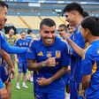 Ángel Correa ya entrenó con Tigres: así fue su emotiva bienvenida en el Volcán