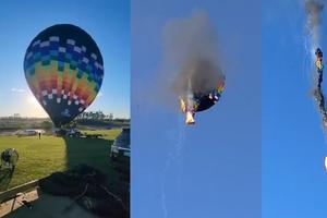 VIDEO: Tragedia en Brasil: Globo aerostático se incendia y deja al menos ocho muertos