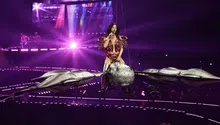 VIDEO: Katy Perry casi cae en pleno show en San Francisco por una falla técnica en su escenografía