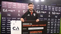 Gonzalo Montiel 'presume' peculiar premio que otorga la Copa de Argentina