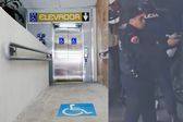 VIDEO: Rescatan a adultos mayores atrapados en elevador del Metro Línea 8
