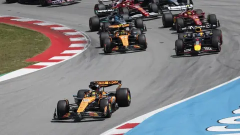 Oscar Piastri gana el Gran Premio de España en un día de furia de Max Verstappen