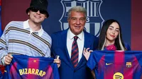 Bizarrap y Nicki Nicole, invitados estelares en la goleada del Barcelona en el Trofeo Joan Gamper 2025