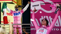 ¡De campeón a campeón! Checo Pérez felicitó a Isaac el Toro por triunfo en el Giro de Italia