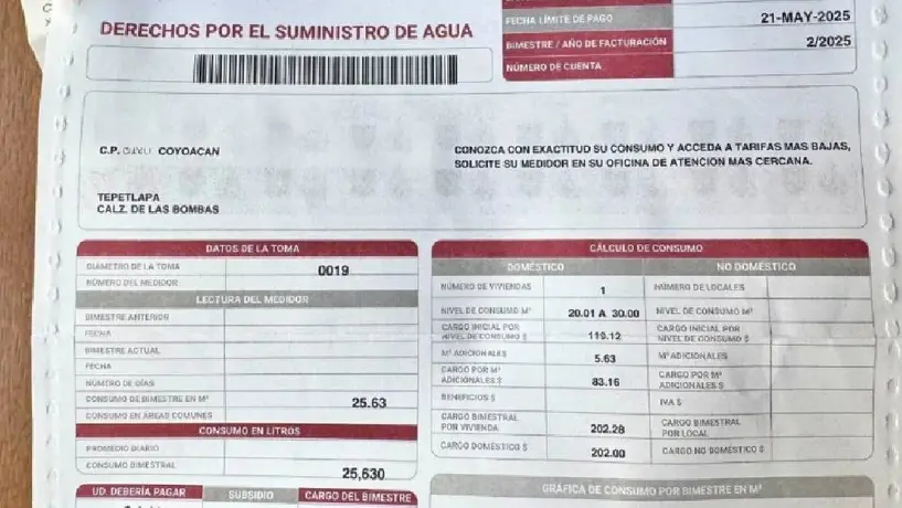 ¡Recibo de agua con descuento del 50% en México! Checa los requisitos