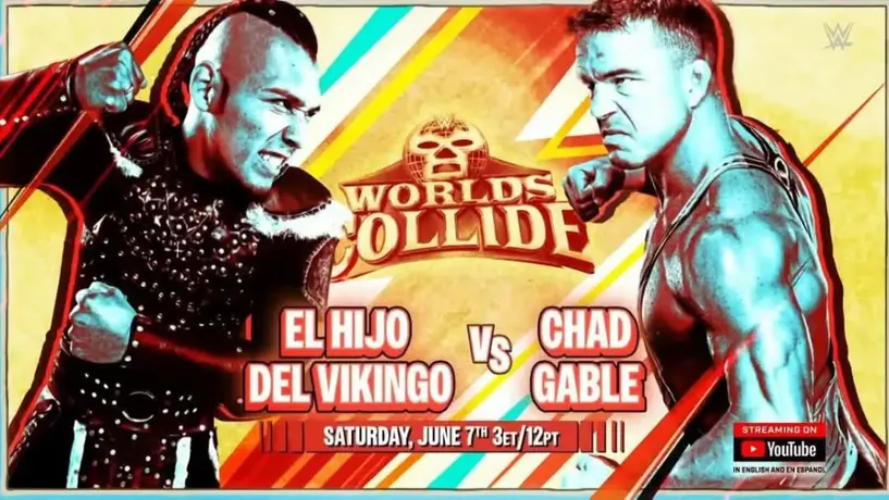 ¡Se cumplió! Triple H confirma que Hijo del Vikingo vs Chad Gable en Worlds Collide será por el Megacampeonato