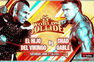 ¡Se cumplió! Triple H confirma que Hijo del Vikingo vs Chad Gable en Worlds Collide será por el Megacampeonato